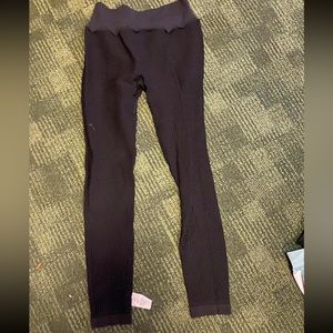 Black Ryderwear Honeycomb Leggings